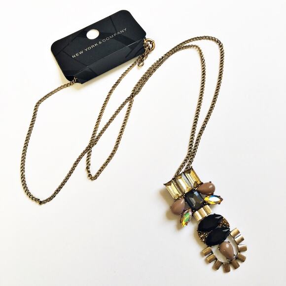 NY&Co Aztec Style Bohemian Necklace - Picture 3 of 4